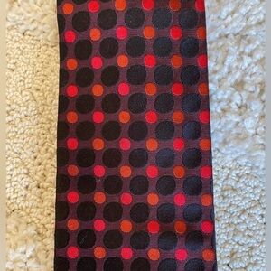 Boss Red and black neck tie polkadots